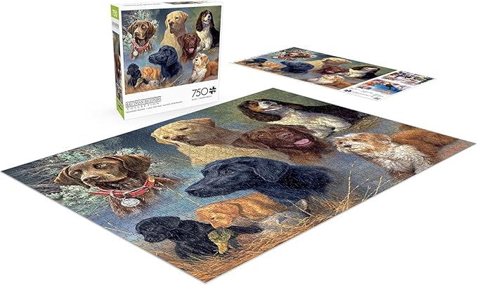 Buffalo Games - James Hautman - Treasured Friends - 750 Piece Jigsaw Puzzle for Adults -Challenging Puzzle Perfect for Game Nights - Finished Size is 24.00 x 18.00