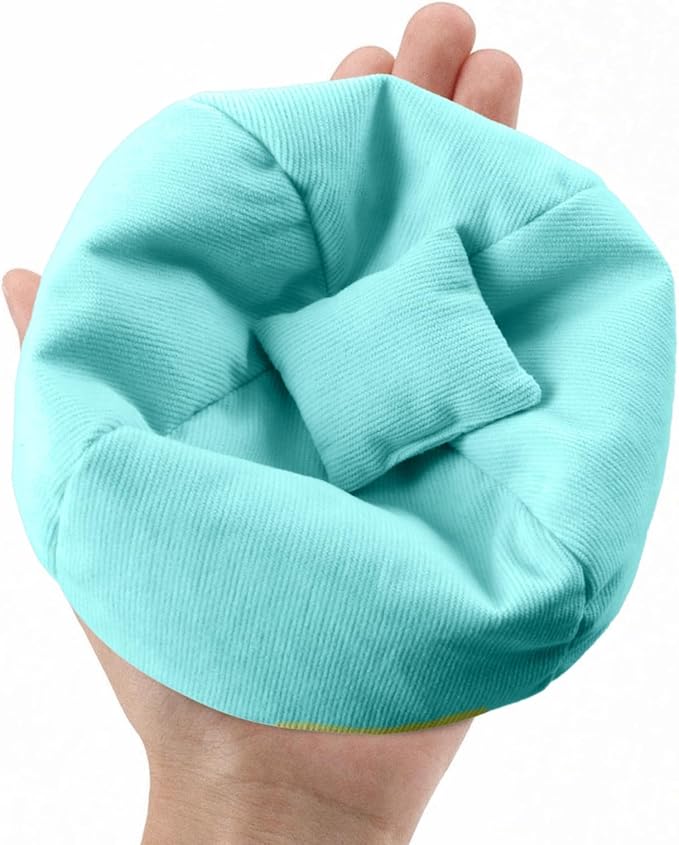 Doll Car Seat Compatible with Labubu, Handmade Bean Bag Chair for 5.9-6.7 inch Doll, Anti-Slip Bottom, Cute Doll Accessories for Display, Fans&Collectors Gifts, Durable Corduroy Fabric (Lake Green)