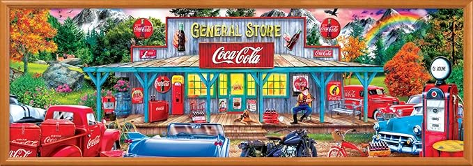 MasterPieces 1000 Piece Jigsaw Puzzle for Adults and Families - Coca-Cola Stop N Sip - 13"x39"