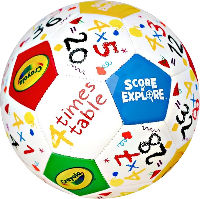 Crayola Official Soccer Ball - Unisex Kids - Multiplication Size 3
