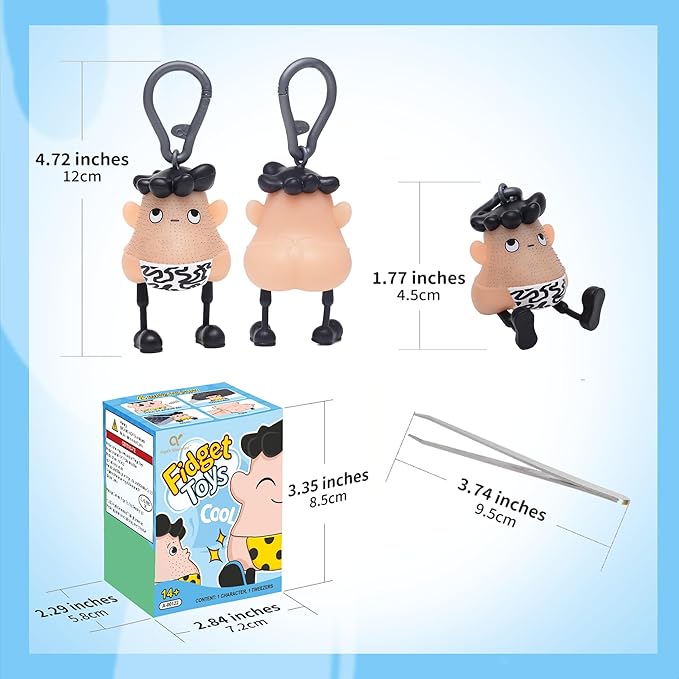 Super for 14+ Ages Hair Pulling Fidget,Trichotillomania Pop Fidget Toys,Gag Novelty,Asmr Picking Stress Relief Toy,Anti Anxiety Venting Novelty Toys Birthday Party Favors
