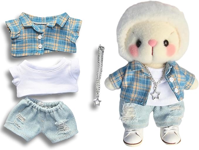 17cm Doll Clothes - Cute 17cm Doll Clothes Outfit & Accessories,17CM Doll of The House Accessories Outfits (Style-I)