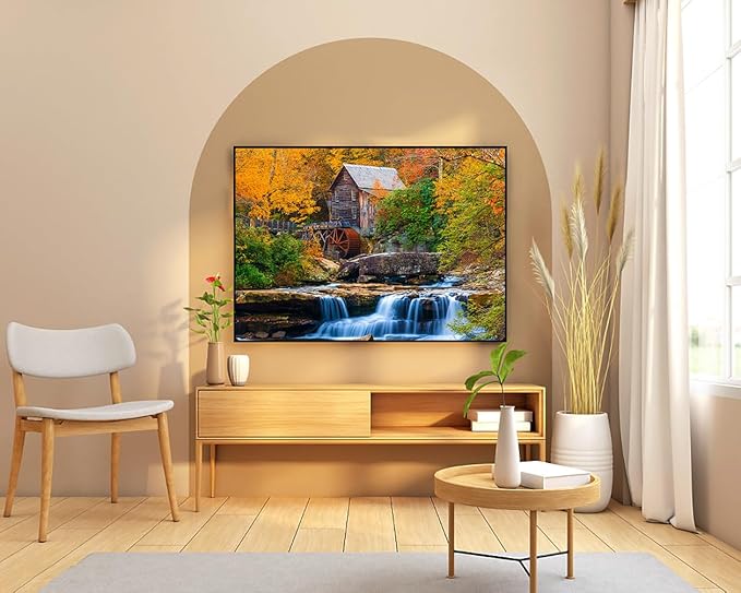2 Pack 1000 Pieces for Jigsaw Puzzles for Adults, Fall Autumn Nature Landscape Scene Challenging Puzzle Perfect for Family Activity Game Nights Gifts(Glade Creek Gristmill & Blue Ridge Parkway)