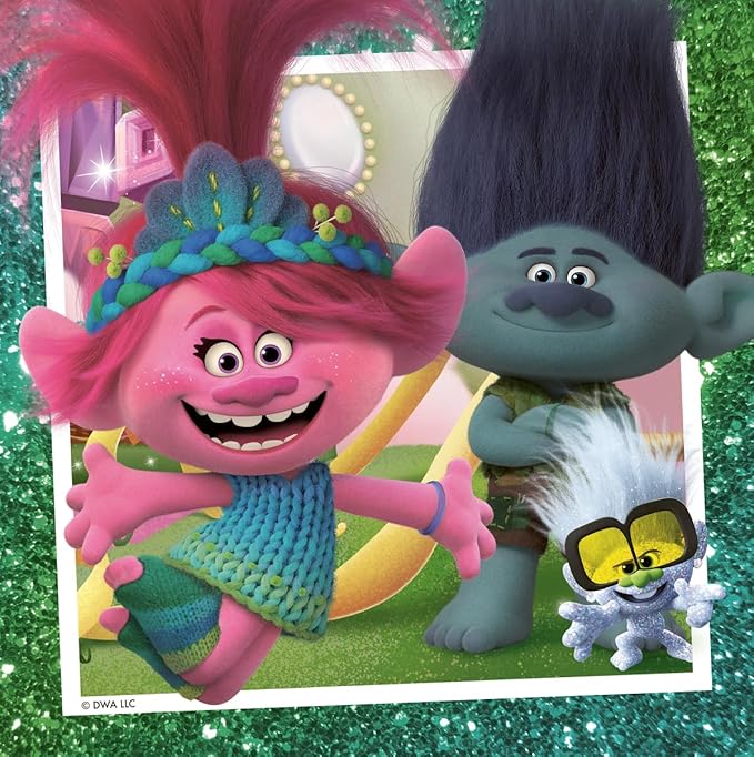 Ravensburger Trolls 3 Puzzle Set | 3x49 Piece Jigsaw Puzzles for Kids | Screen-Free Activity | Boosts Concentration and Focus | Great Gift