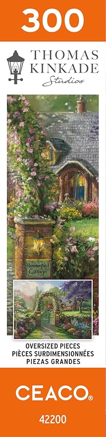 Ceaco - Thomas Kinkade - Inspirations - Hummingbird Cottage - 300 Piece Jigsaw Puzzle