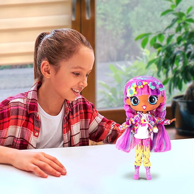 Decora Fashion Girlz 11" Doll - Sweetie Stickers & Endless Style Fun for Creative Play