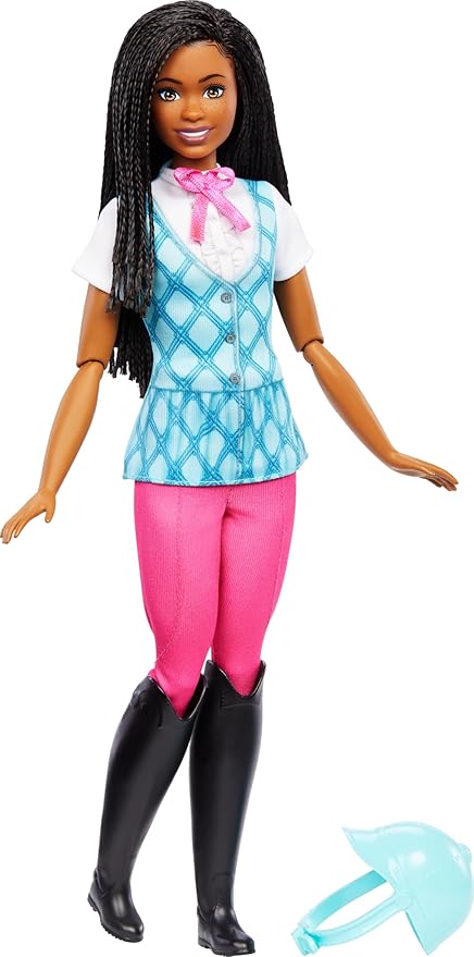 Barbie “Brooklyn” Doll & Accessories from Barbie Mysteries: The Great Horse Chase, Includes Fashion Doll, Removable Riding Outfit & Helmet