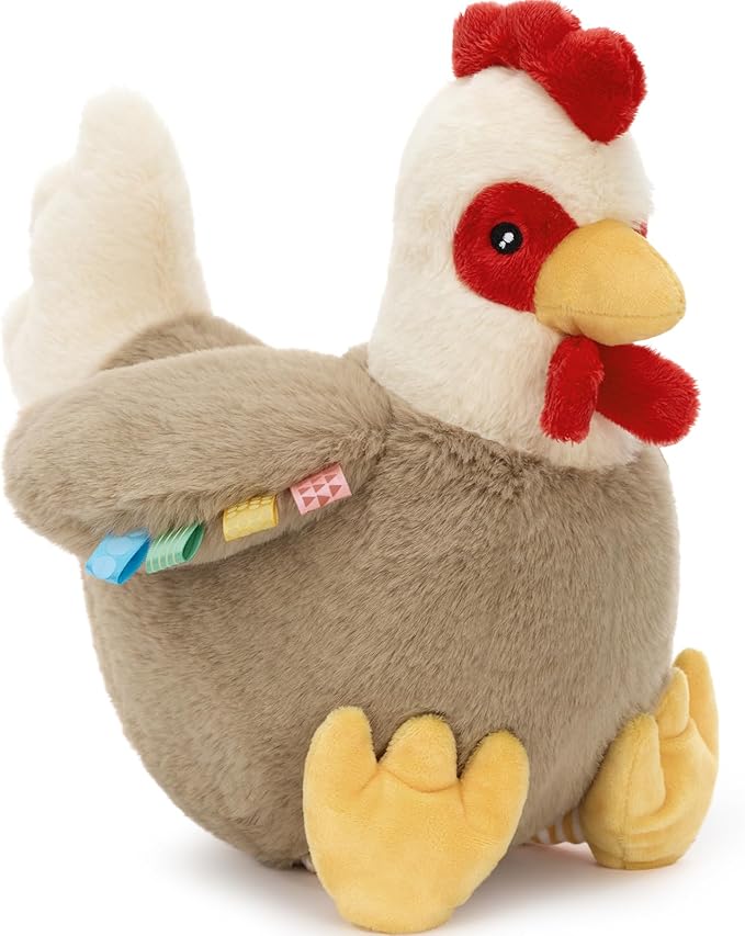 Tezituor Easter Chicken Stuffed Animal, Big Realistic Chicken Plush Toy, Cuddly Large Rooster Stuffed Animals,Soft Hen Stuffy Giant Farm Chick Plushie Gifts for Kids Girls Christmas Birthday