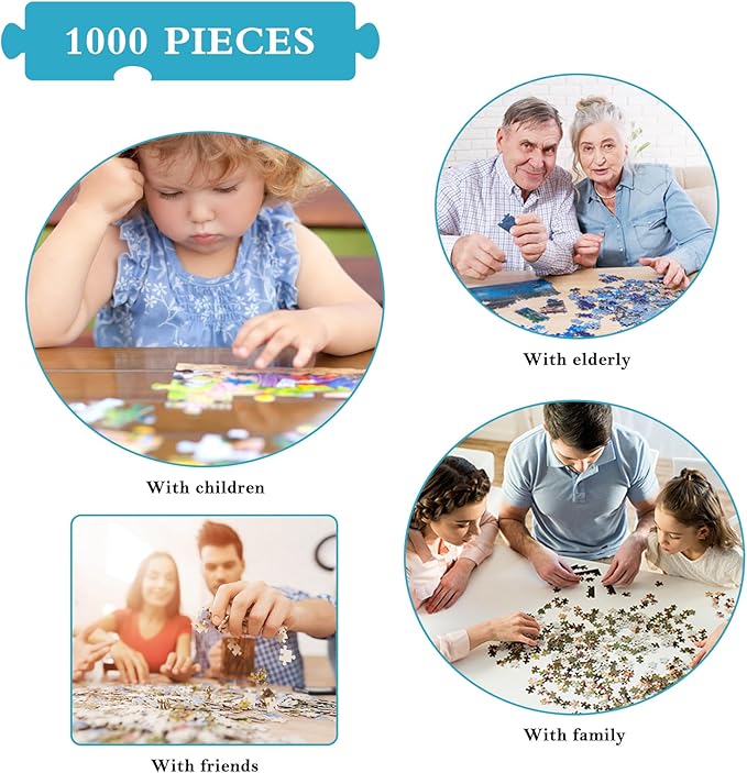 Jigsaw Puzzles for Adults 1000 Pieces, Interlock Perfectly No Dust, Impossible Difficult Hard Fun 1000 Piece Jigsaw Puzzles for Adults-1:1 Poster-Sweet Tree House