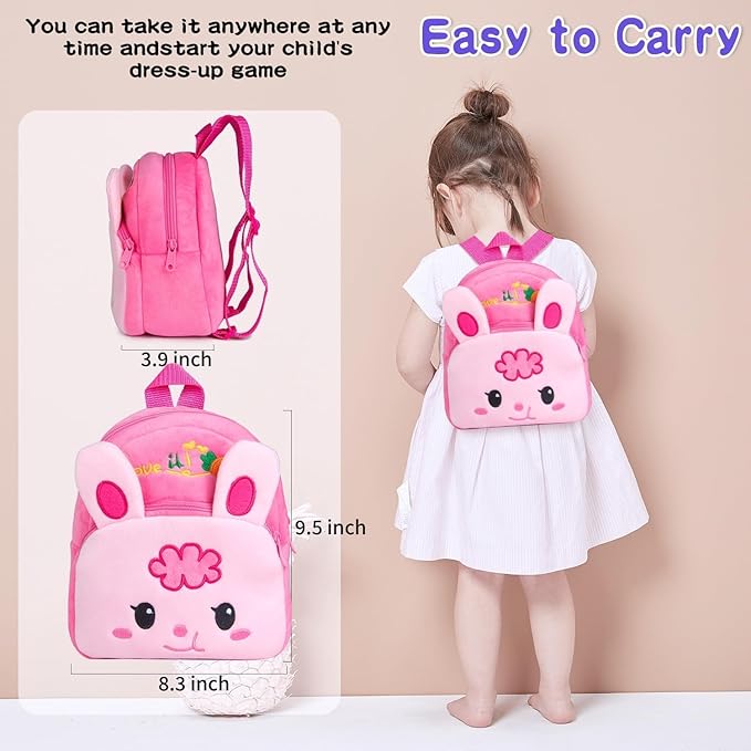 8 Pcs Reborn Baby Doll Clothes Girl Pink Accessories Set for 17-22 Inch Reborn Doll Clothes with Diaper Bag Kids Purple Gift Set