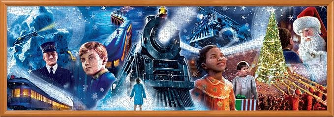 MasterPieces 1000 Piece Christmas Jigsaw Puzzle - Polar Express Panoramic - 13"x39"