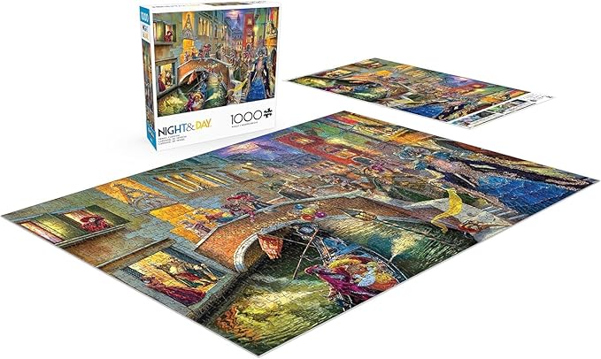 Buffalo Games - Image World - Venice Carnival - 1000 Piece Jigsaw Puzzle for Adults -Challenging Puzzle Perfect for Game Nights - Finished Size is 26.75 x 19.75