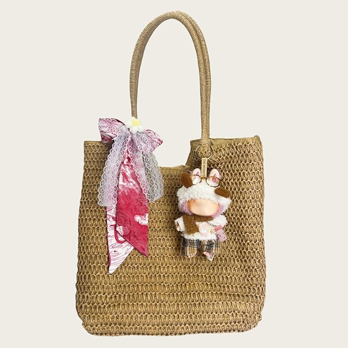 Used for Labubu Doll Outfit Clothes Designer Set,Compatible with Labubu Clothe Accessories for Doll (Brown Polar fleece-0425)