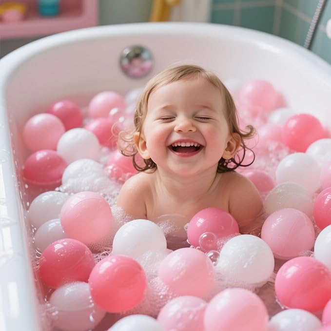 GOGOSO Ball Pit Balls for Toddlers Kids Plastic Balls for Ball-Pit Playpen Pool Baby Play Pastel BPA-Free Non Toxic Play Pastel Crush Proof Bal 50 100 200 500 1000 Count