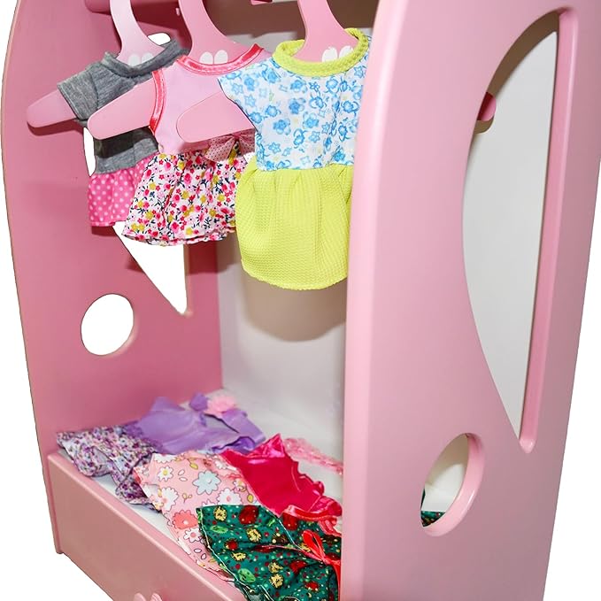 Baby Doll Clothes ,6 Sets Girl Doll Clothes Dress for 10-12 Inch Doll, Doll Clothes Accessories for Baby Doll Girl