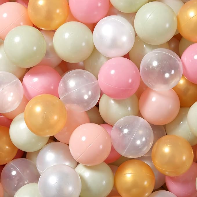 STARBOLO Ball Pit Balls for Toddlers Phthalate Free BPA Free Non-Toxic Crush Proof Play Balls for Toddlers Kids Pool Playhouse Pack of 100 200 500