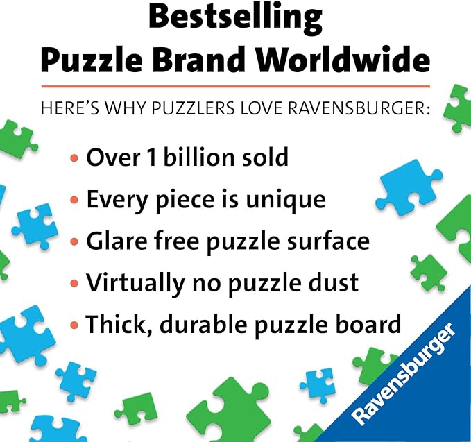 Ravensburger Fun at The Carnival - Engaging 300 Piece Jigsaw Puzzle for Kids | Unique Piece Design | Anti-Glare Surface | Perfect Skill-Building Game for Toddlers and Kids | Model Number: 13231