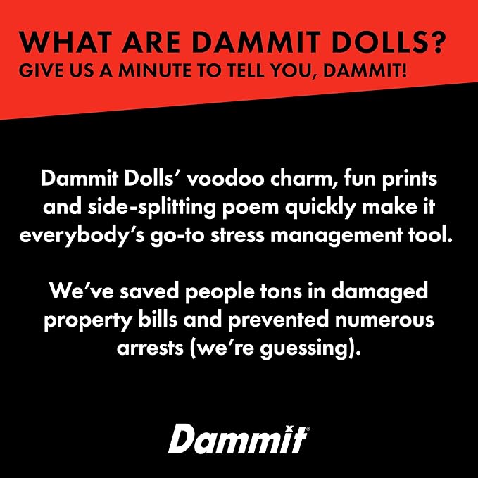 Dammit Doll - The 47 Doll - Limited Edition - Stress Relief, Gag Gift