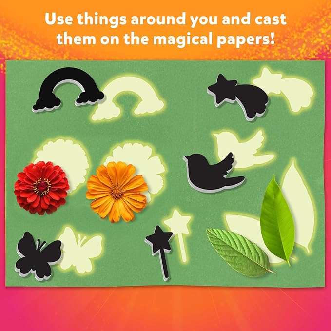 Skillmatics Sun Paper Art Kit - Mess-Free STEM Craft Kit for Kids, Design with Stencils, Create with Sunlight, Color with Markers, Indoor Play, Gifts for Ages 4, 5, 6, 7, 8, 9, 10, 11, 12