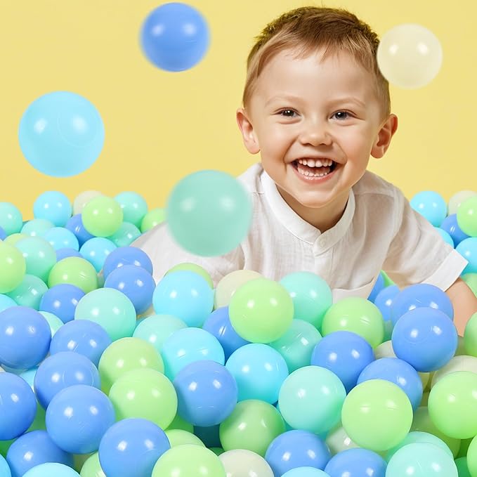 TRENDBOX Ball Pit Balls Plastic Balls for Ball Pit Pool Playpen Babies Kids Children Birthday Parties