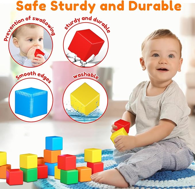 Magnetic Blocks for Kids Ages 3-5 4-8 Magnetic Building Blocks for Toddlers Magnet Cubes Sensory Creative Learning Toys Gift for Kids 3 4 5 6 7+Year Old Boys Girls Birthday