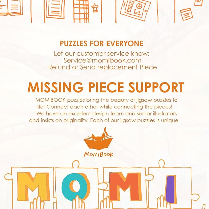 MOMIBOOK Puzzles for Adults 1000 Pieces Jigsaw Puzzles of Sunset Speedster, Painting Image Difficult Challenging Hard Impossible Puzzle Unique Funny Party Christmas Birthday Gifts