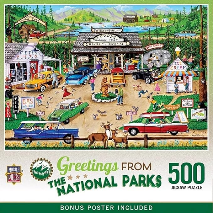 MasterPieces - 550 Piece Jigsaw Puzzle, The National Parks, Fun for Adults, Family, Kids, 18" x 24"