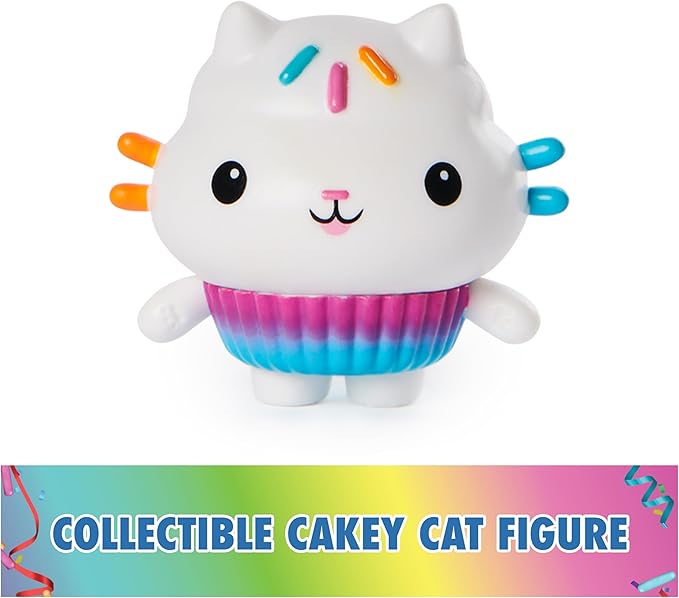 DreamWorks GABBY'S Dollhouse, Cakey’s Fruit Smoothie Balcony Playset, 8-Pcs with Toy Figures, Dollhouse Accessories & Sensory Play, Kids Toys for Girls & Boys 3+
