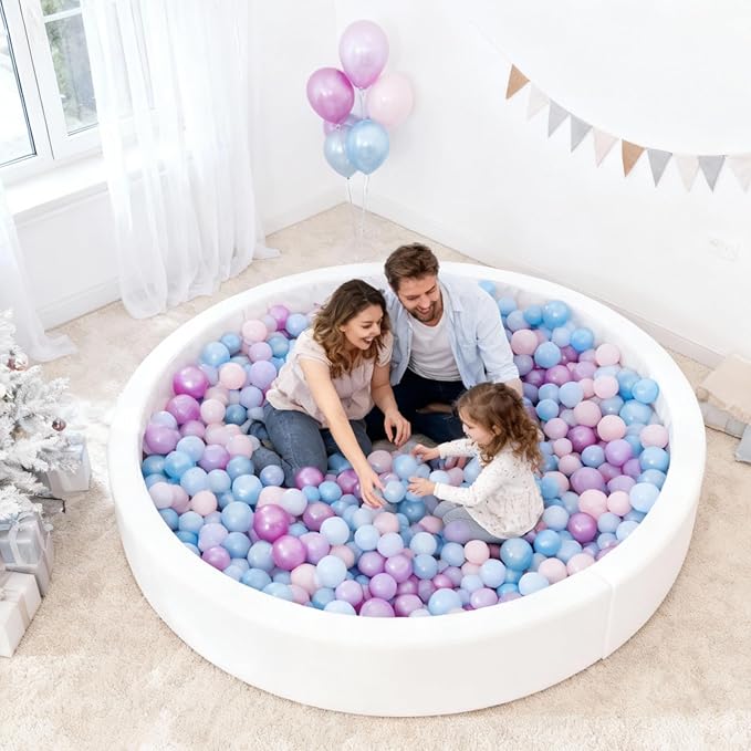 STARBOLO Ball Pit Balls for Toddlers Phthalate Free BPA Free Non-Toxic Crush Proof Play Balls for Toddlers Kids Pool Playhouse Pack of 100 200 500