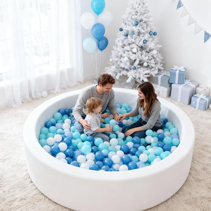 STARBOLO Ball Pit Balls for Toddlers Phthalate Free BPA Free Non-Toxic Crush Proof Play Balls for Toddlers Kids Pool Playhouse Pack of 100 200 500