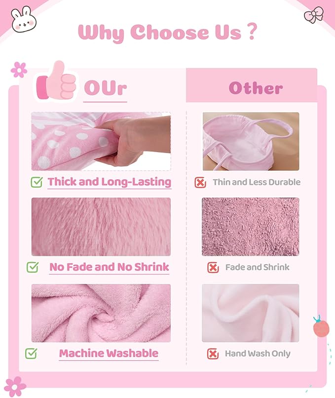 BABESIDE 8 Pcs Baby Doll Accessories, Reborn Baby Dolls Clothes with Bassinet for 17-22 Inch Babydolls, Outfit fit Babies Dolls Girl, Babies Pretend Play Set