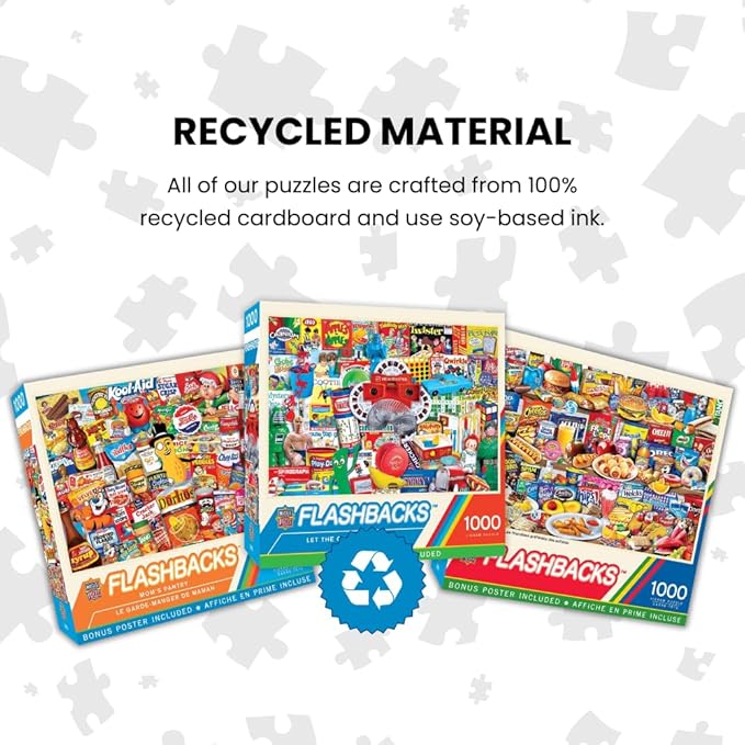 MasterPieces - 1000 Piece Jigsaw Puzzle, Breakfast of Champions, Fun for Adults, Family, Kids, Non-Glare Finish, 19.25" x 26.75"