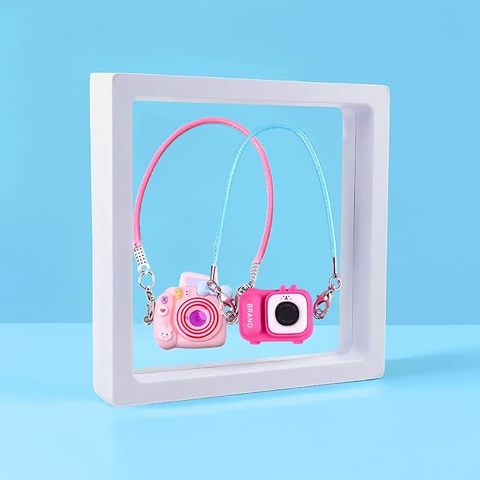 Doll Accessories for Labubu,2Pcs Cute Labubu Accessories Set,Including Pink Mini Labubu Cameras,17cm Labubu Accessories(no Doll)