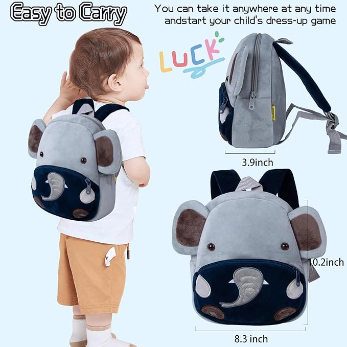 12Pcs Reborn Baby Doll Accessories Set 17-22 Inch Boy Clothes with Backpack Blue Elephant Outfits Reborn Baby Dolls Clothes Diapers Bag Design