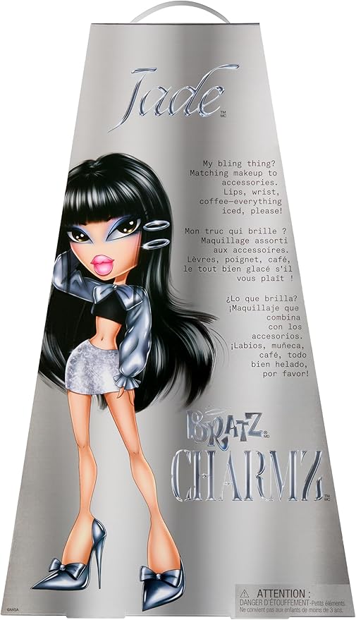 Bratz Charmz Jade Fashion Doll with Collectible Charm Bracelet