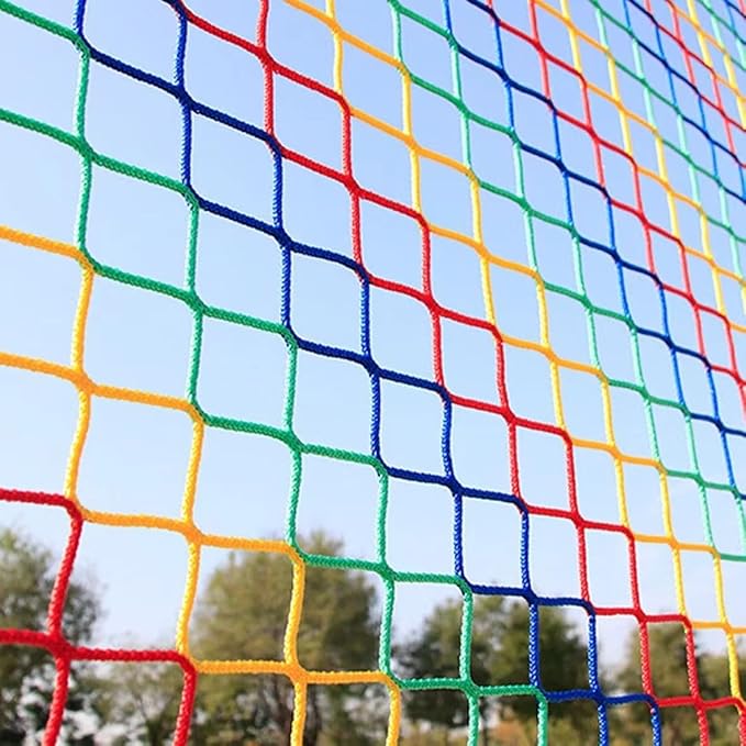 Climbing Net Balcony Netting for Pets, Stairway for Balcony,Baseball Softball Net Sports Netting for Railings,Playground,Kids Safety net Rope,Driveway Nets 3.3X16.6FT