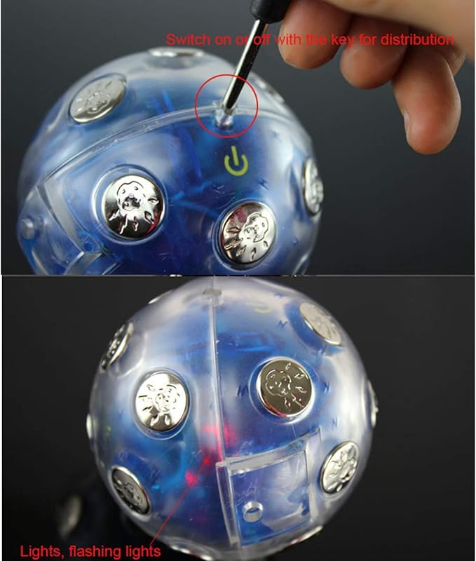 XIAOHONG Electric Shock Ball Hot Potato Game Stress Reliever, Electric Shocking Game Glowing Ball Adventure Funny Novelty Gift Fun Joking for Party Entertainment Toy