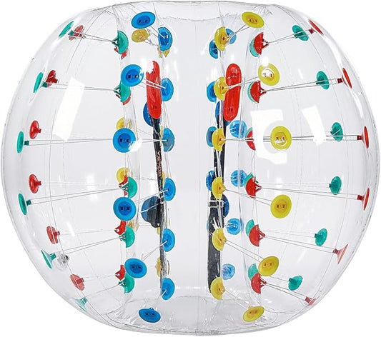 VEVOR Inflatable Bumper Ball, 4FT/5FT Body Sumo Zorb Balls for Teen, 0.8mm Thick PVC Human Hamster Bubble Balls for Outdoor Team Gaming Play, Bumper Bopper Toys for Garden, Yard, Park