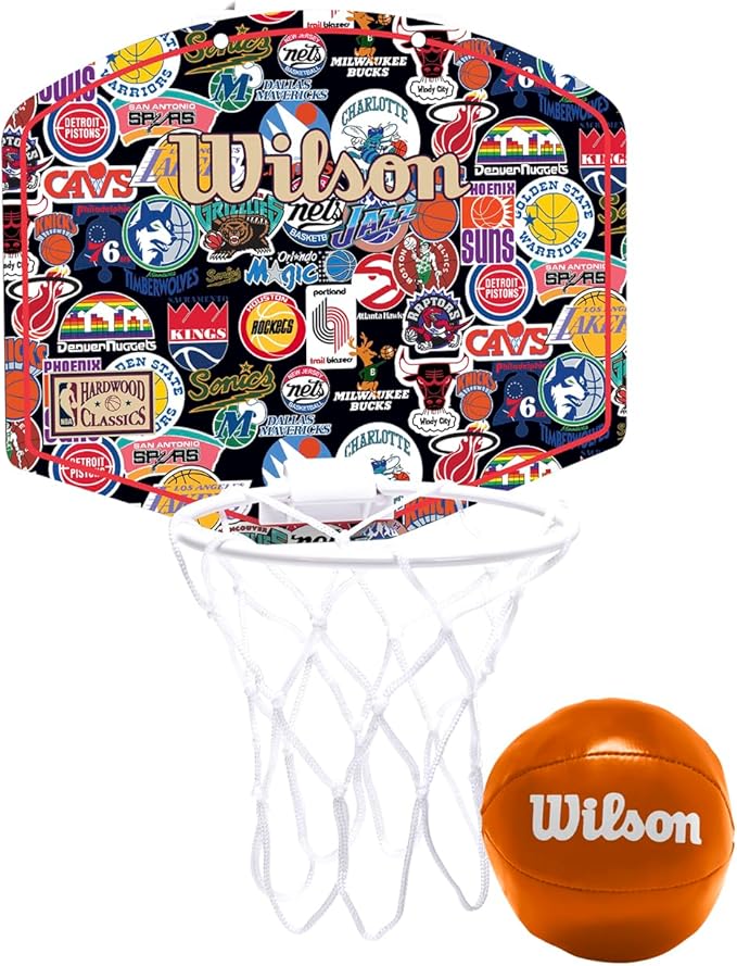 WILSON NBA Team Mini Basketball Hoops