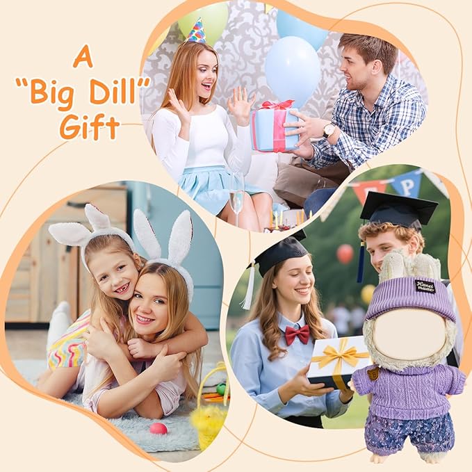 3 Pack Compatible for Labubu Clothes,17cm Doll Clothes Set,Luxury Designer Outfits,Cute Birthday Party Costumes,Valentines Day Gifts for Her Him,Stylish Fashion Wardrobe Accessories for 17cm Dolls