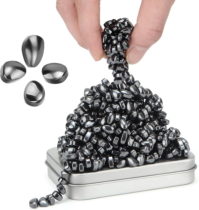 300+ Original Ferrite Putty Black, Sensory Stones, Adult Fidget Stress Relief Desk & Office Item, Ferrite Stones Stocking Stuffers Gifts