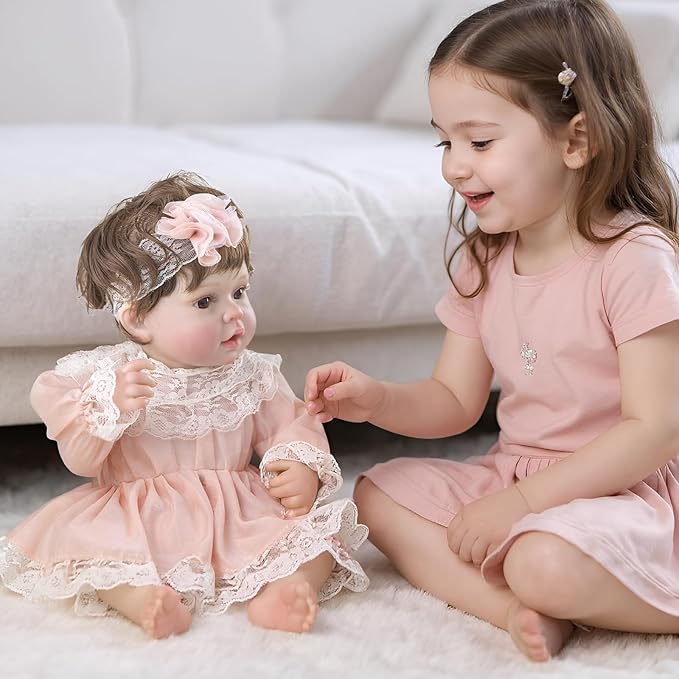 Lifelike Reborn Baby Dolls-20Inch Realistic Cute Reborn Baby Doll with Accessories, Gift for 3+ Years Old and Collectors