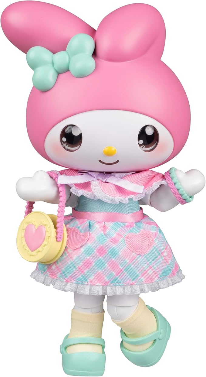 Hello Kitty® and Friends Premier 8-Inch Articulated Figure - Classic My Melody™ Series 1 Poseable Doll - Officially Licensed Sanrio Product - Ages 6+