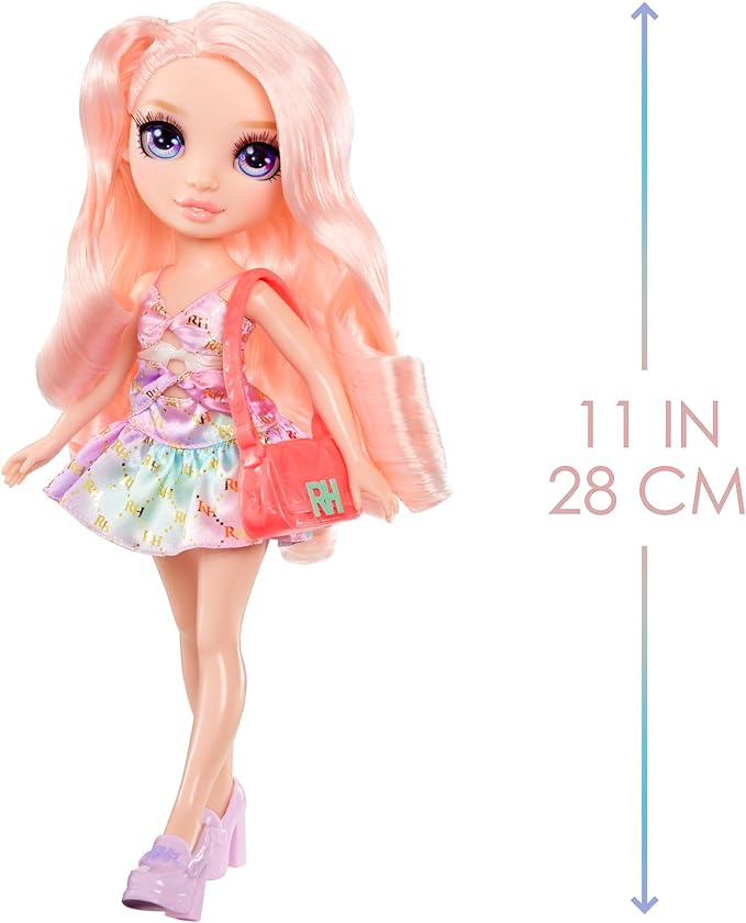 Rainbow High My Fashion Style Bella, Pink 11" Fashion Doll with Statement Outfit, Stylish Handbag, Great Toy Gift for Girls Kids Ages 4-12 Years
