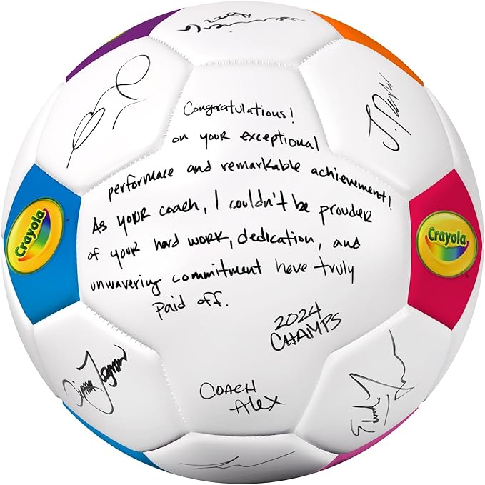 Crayola Officially Licensed Soccer Ball - Celebration Size 5