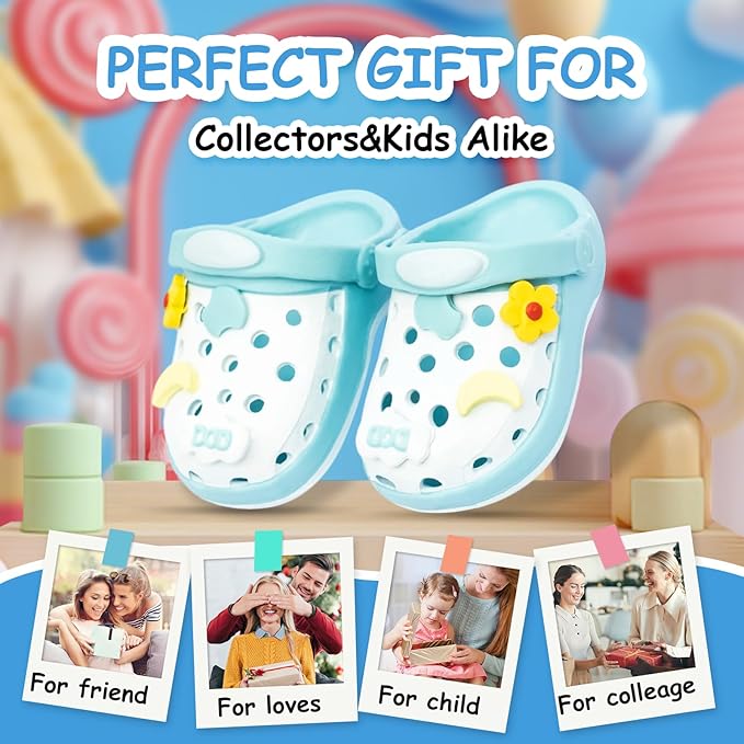 Doll Shoes, Premium Fashion Shoes for 17 Cm Doll Accessories, Doll Dress Up Decoration Accessories Wings (Pale Blue