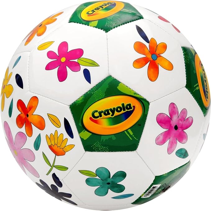 Crayola Official Soccer Ball - Unisex Kids - CRAY401BL Flower Size 5