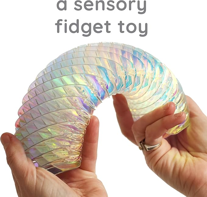Morf Fidget Sensory Spring Unicorn – 3D Slug Spring Toy for Kids, Teens, and Adults - Stretchy, Quiet, Stress and Anxiety Relief, Focus - for Play, School, Work Gifts, Great for Classroom, Office