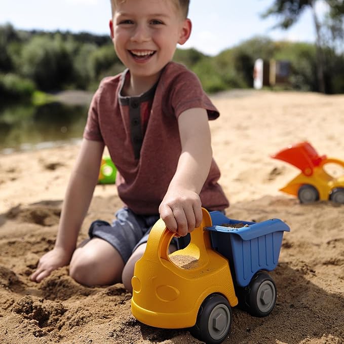 HABA Dump Truck Beach Toys for Toddlers, Construction Toys & Beach Essentials for Kids 18 Months+