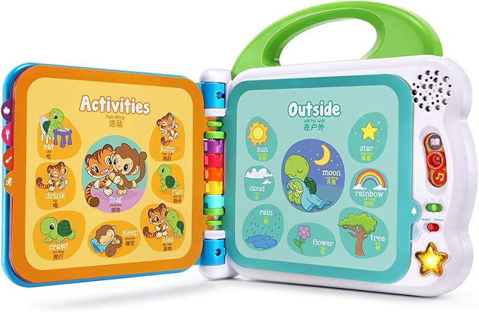 LeapFrog Learning Friends English-Chinese 100 Words Book with Learning Activity Guide(Frustration Free Packaging)